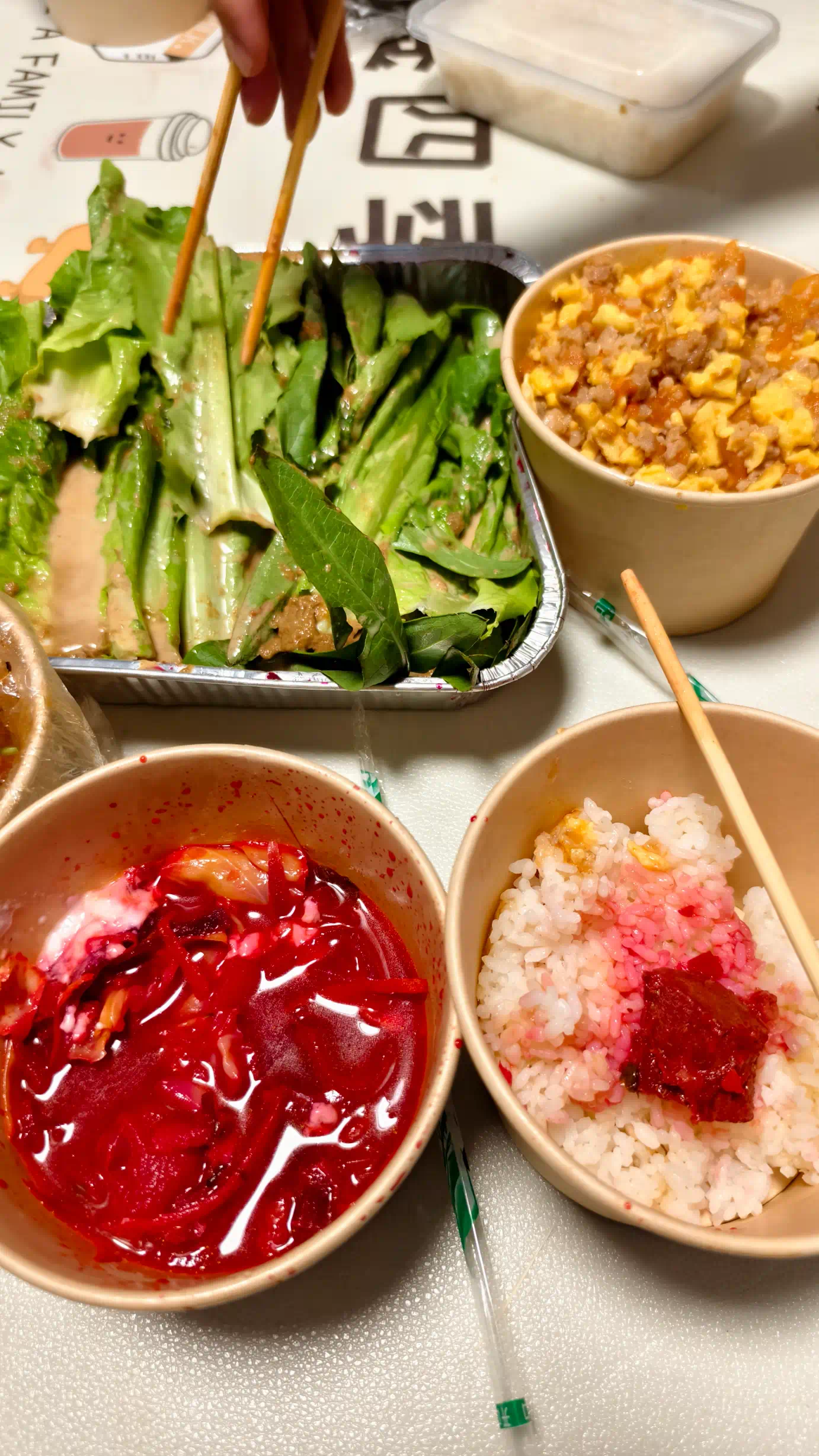 罗宋汤,凉拌什么忘掉了(?)和红三剁